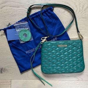Rebecca Minkoff Love Kerry Crossbody Bag in Teal